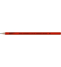 Staliaus pieštukas 2H, 175mm, raudonas, 1vnt