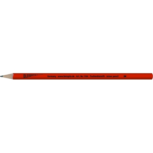 Staliaus pieštukas 2H, 175mm, raudonas, 1vnt