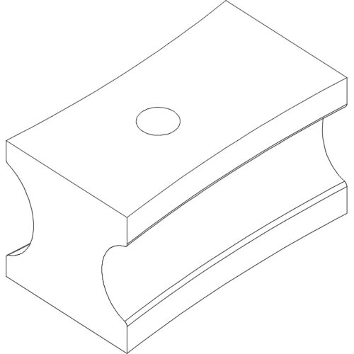 Forma lenkimui Bernardo 1 1/2“ W (Ø38,1) x 2“ W (Ø50,8), BM 60 A staklėms