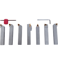 Multipurpose indexable carbide turning tool set, 20 mm, set P