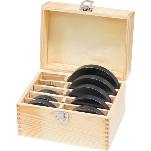 Butting ring set 12 pcs., in wooden case