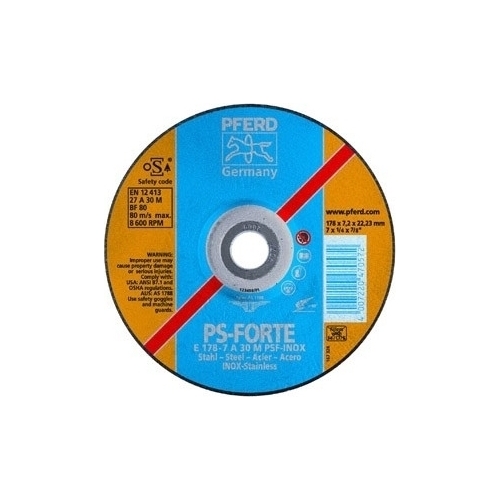 Šlifavimo diskas PFERD PSF INOX 125x7.0