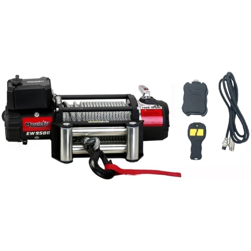 Electric winch (Muscle Lift) 12V 9500LBS/4315kg, with radio remote control