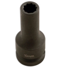 1/2" Dr. Deep impact 10pt Socket 10mm for split rims