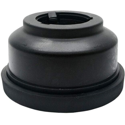 Quick realease nut plastic pressure lid with rubber buffer