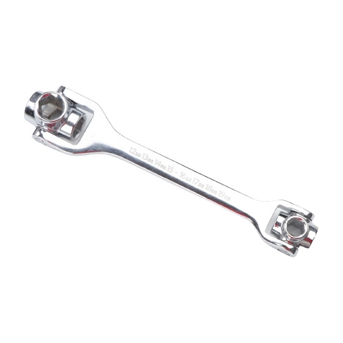 Multifunctional wrench with rotating sockets 8 in 1 (12-19mm)