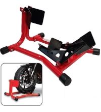 Motorcycle wheel stand