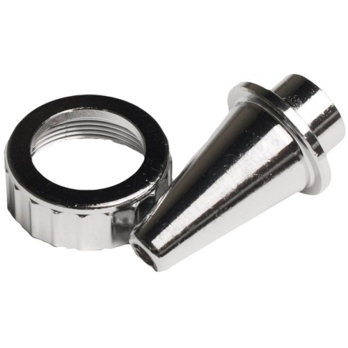 Metal sandblaster nozzle and clamping ring