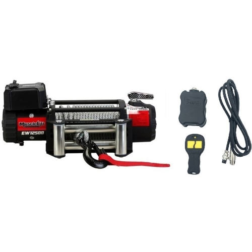 Electric winch (Muscle Lift) 24V 12500Lbs/5665kg with radio remote control