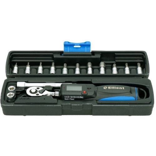1/4" Dr. Pre-set digital torque wrench 6-30Nm with bit sets