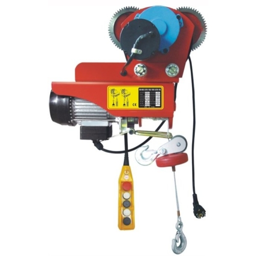 Electric chain hoist with moving trolley 1200kg. Double hook