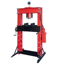 Hydraulic shop press with gauge 40t