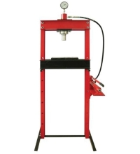 Hydraulic shop press with gauge 20t