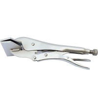 Level mouth jaw locking pliers