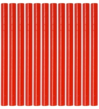 Hot glue stick set (red) (12pcs) 7.2x100mm