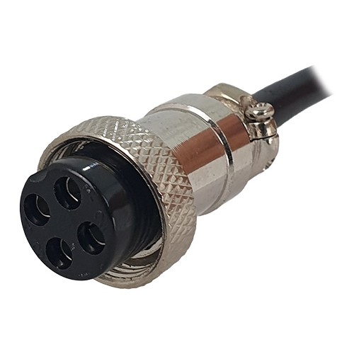 GX-16 4 pin female control plug for Spoolgun/MIG 200M and TIG 210 / 320 ACDC Pulse.