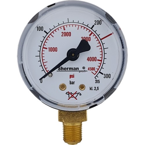 Pressure gauge for Mini 2M reducer ⌀ 50mm