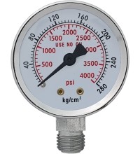 Manometras ⌀ 52 mm CO₂/Ar reduktorius su rotametru ir šildytuvu CH-258 RBRP