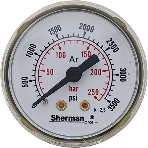Pressure gauge for RBR-Ar/CO₂ reducer ⌀ 40mm 250bar