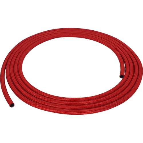 EPDM 5 x 8 mm nylon braided rubber hose from the meter - Red