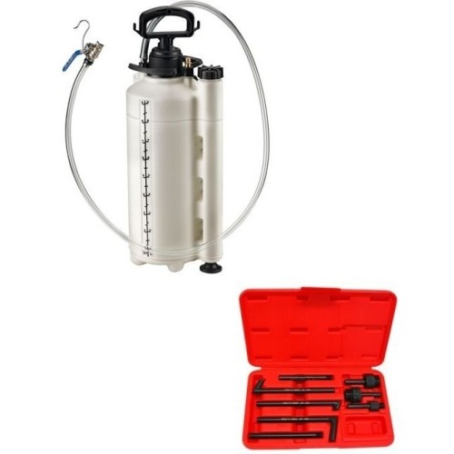 Manual fluid dispenser 9l with ATF accessories