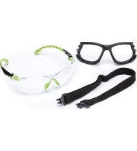 Apsauginiai akiniai Solus Scotchgard 3M, nerasojantys, skaidrūs - Žalia
