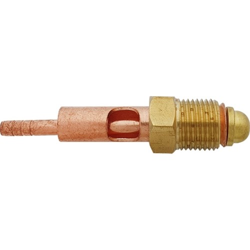 TIG cable connector front - TIG T-26 with 2cz. with gas spigot