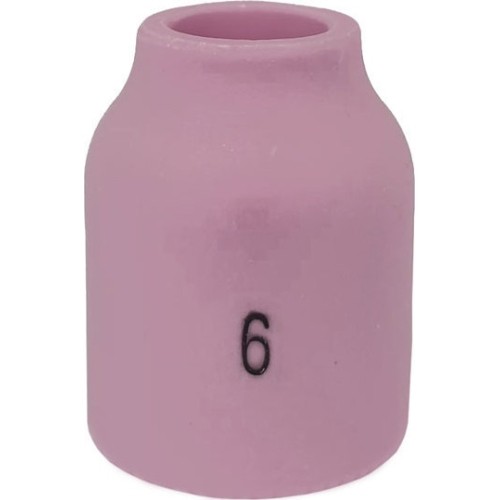 TIG ceramic nozzle under gas lens U-126 (T-9/20) 53N - 60 - nr 6 - 25x9,5