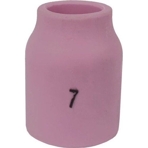 TIG ceramic nozzle under gas lens U-126 (T-9/20) 53N - 61 - No 7 - 25x11,0