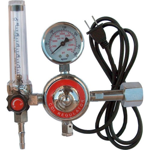 CH-258 CO₂/Argon regulator with heater and rotameter - AC 36