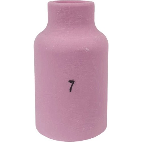 TIG ceramic nozzle under gas lens U-201 (T-17/18/26) 54N 14 - No. 8 - 42x12.5 mm - 15 - nr 7 - 42x11,0