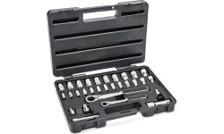 3/8" + 1/4" Dr. Ratchet pass-thru socket set 30pcs