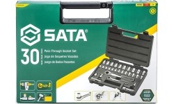 3/8" + 1/4" Dr. Ratchet pass-thru socket set 30pcs