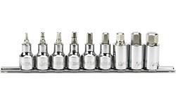 1/2" Dr. Bit socket set (HEX) 9pcs