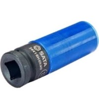 Prailginta smūginė galvutė 1/2'' 17mm plonasienė su apsauga