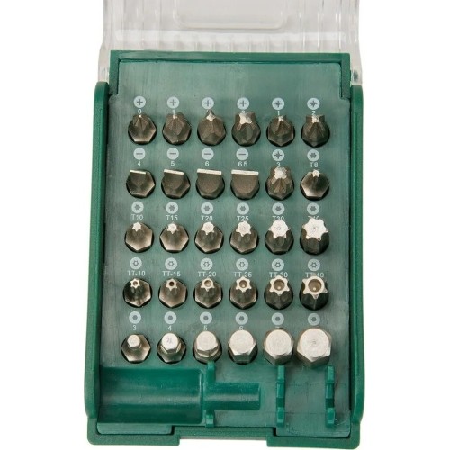 Keičiamų antgalių rinkinys su laikikliu (31vnt)