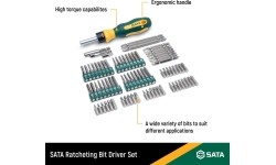 Keičiamų antgalių rinkinys (IMBUS, TORX, SPLINE)(80vnt)