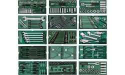 Įrankių spintelė PRO su įrankiais, su ratukais, 300vnt.