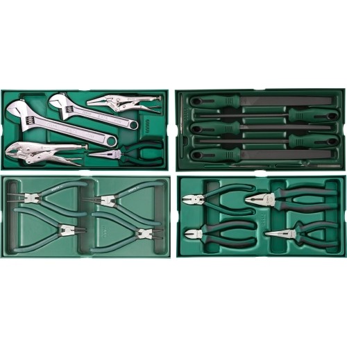 Įrankių spintelė PRO su įrankiais, su ratukais, 300vnt.