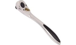 3/8" Dr. Heavy duty offset quick-release teardrop ratchet, L217mm