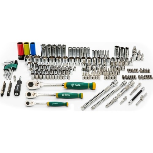 1/4" + 3/8" + 1/2" Dr. Bit socket set (HEX) 180pcs