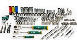 1/4" + 3/8" + 1/2" Dr. Bit socket set (HEX) 180pcs