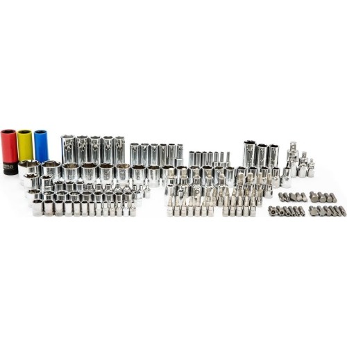 1/4" + 3/8" + 1/2" Dr. Bit socket set (HEX) 180pcs