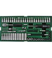 Tray. Socket set. 1/4" Dr.  66pcs.