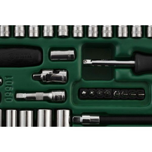 Tray. Socket set. 1/4" Dr.  66pcs.