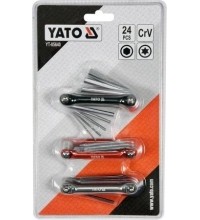 Foldup key HEX, INCH, TORX set 24pcs