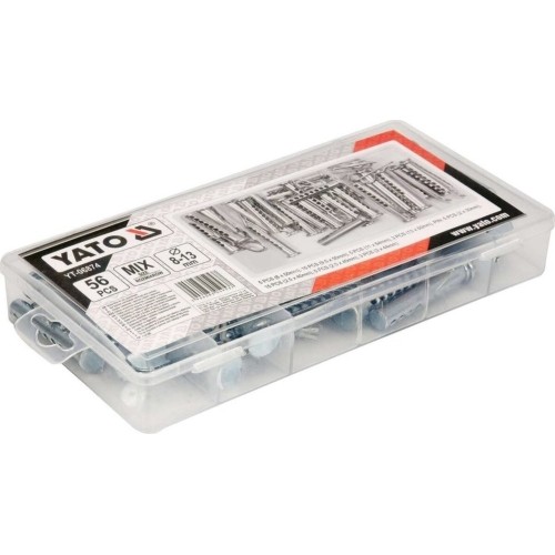 Fiksuojamų varžtų / kaiščių rinkinys (56vnt)