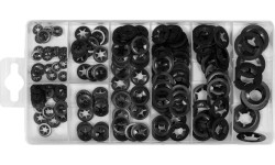 Plieninių fiksuojamų poveržlių spyruoklių ašims rinkinys (260vnt)