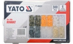 Plastic Push-Type Clip Assortment (300pcs) Renault