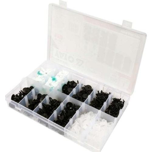 Plastic Push-Type Clip Assortment (290pcs) BMW